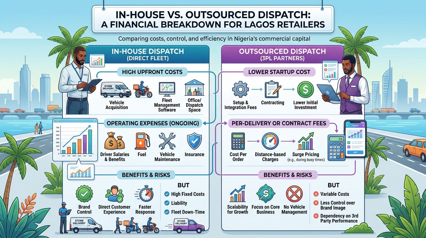 In-House vs. Outsourced Dispatch: A Financial Breakdown for Lagos Retailers